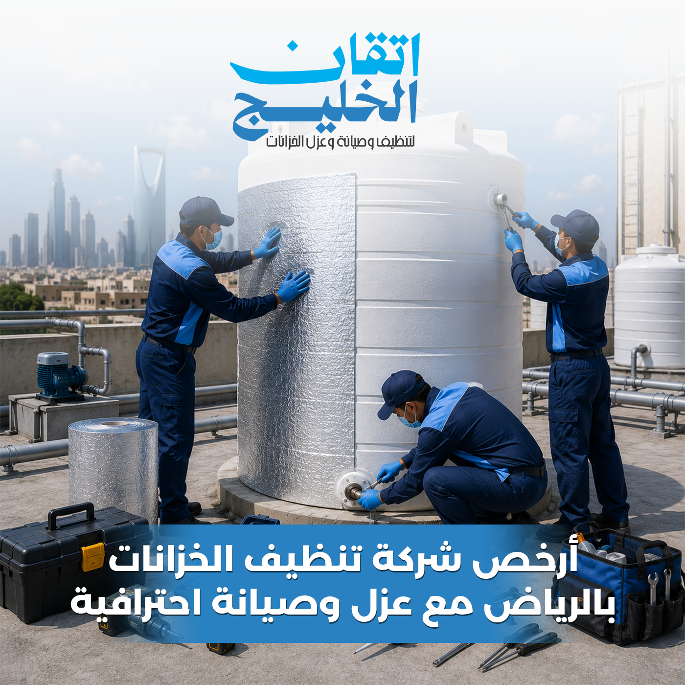 أرخص شركة تنظيف الخزانات بالرياض - شركة اتقان الخليج